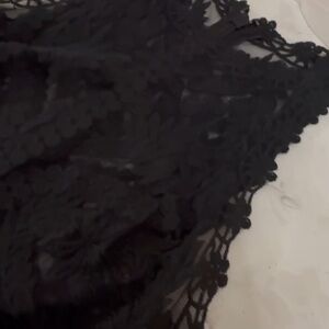 Black High Low Lace Dress